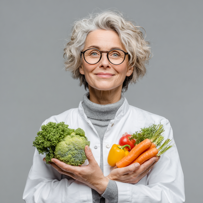 Літня пара готує здорову їжу